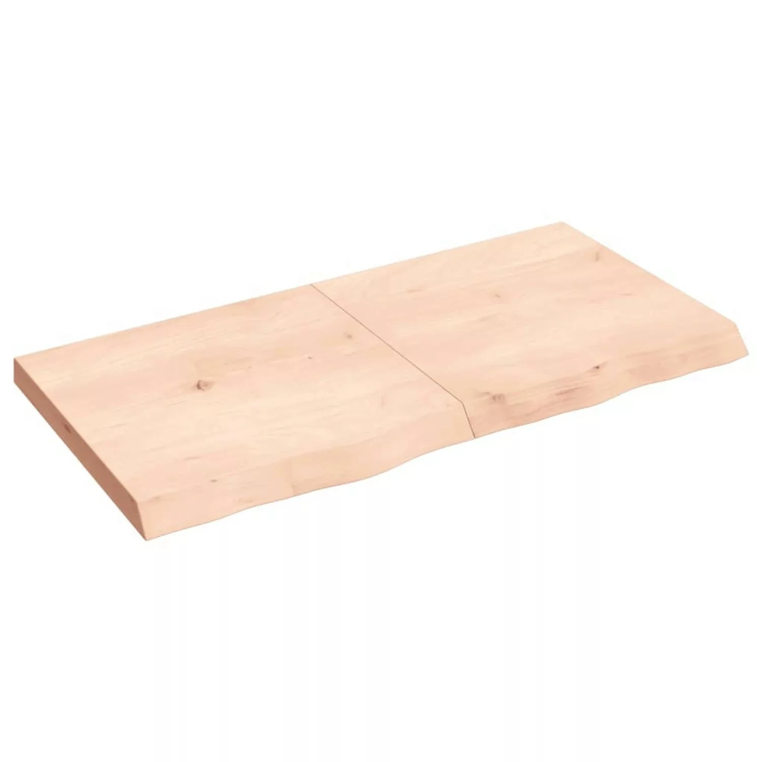 vidaXL Waschtischplatte 120x60x6 cm Massivholz Unbehandelt günstig online kaufen