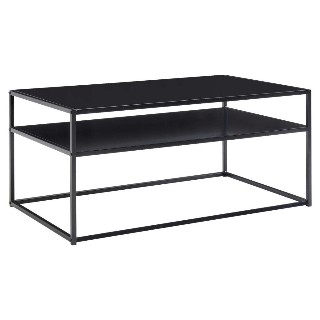 Couchtisch schwarz B/H/T: ca. 60x45x100 cm günstig online kaufen