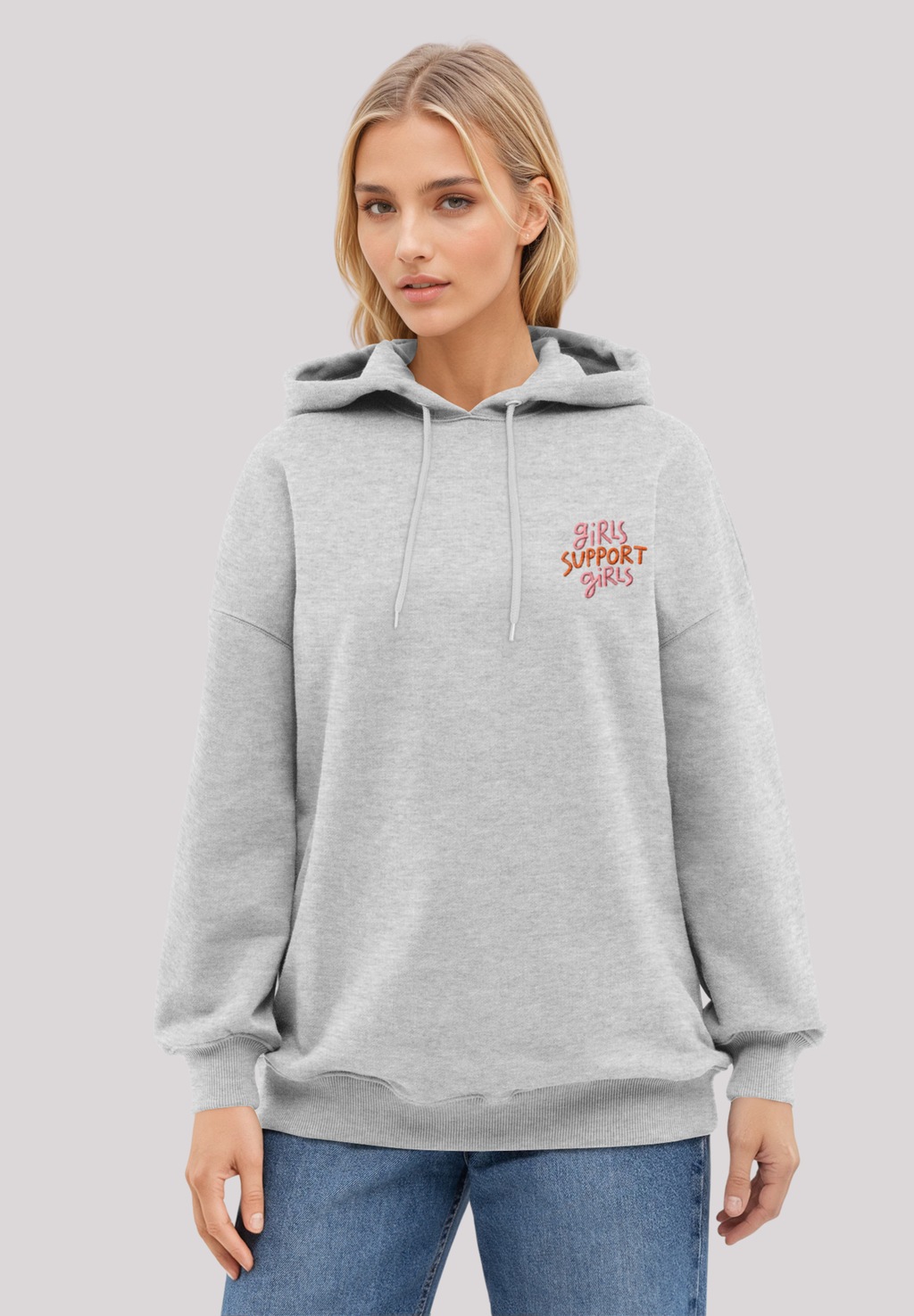 F4NT4STIC Kapuzenpullover "Girls support Girls Stickerei", Premium Qualität günstig online kaufen