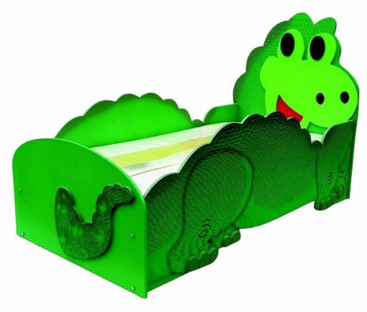 JVmoebel Autobett Dino Groß Bett mit Matratze Kinderbett Kinderzimmer Kinde günstig online kaufen