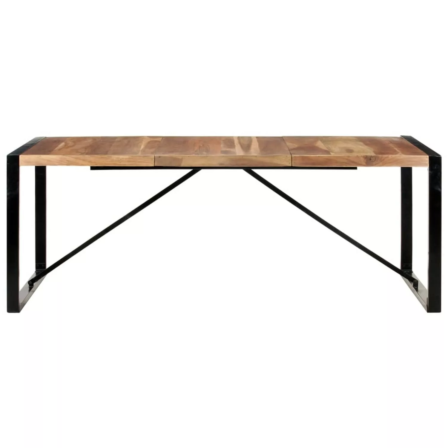 Esstisch 200x100x75 Cm Massivholz Mit Palisander-finish günstig online kaufen