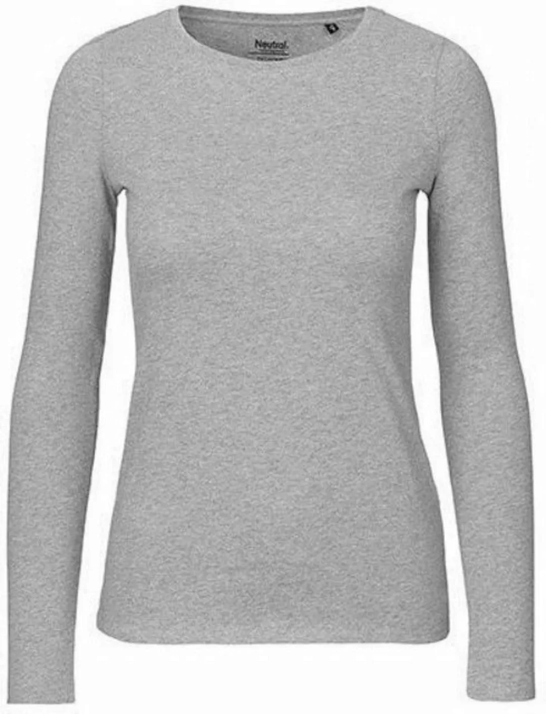 Neutral Langarmshirt Damen Long Sleeve T-Shirt / 100% Fairtrade-Baumwolle günstig online kaufen