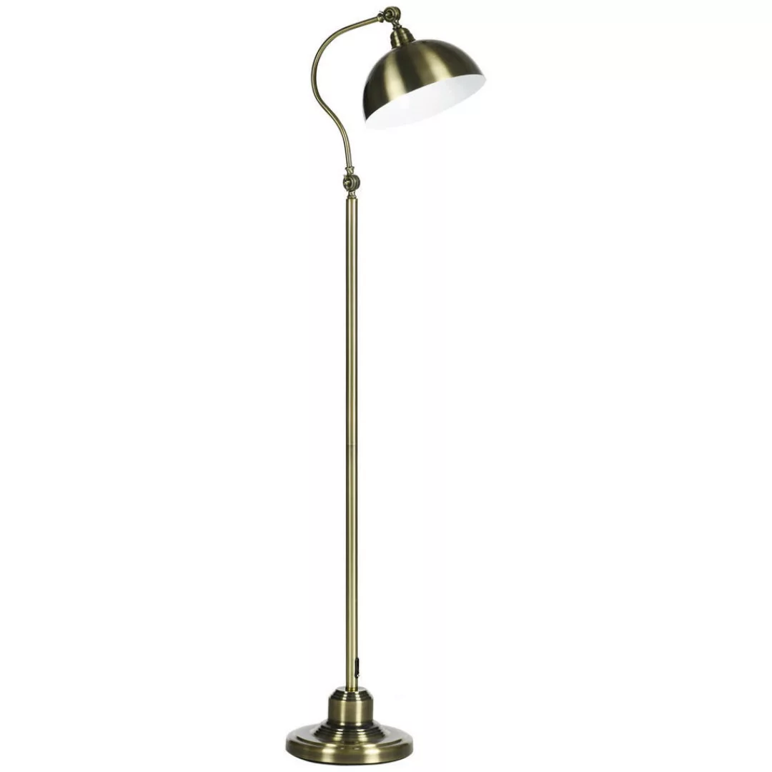 HOMCOM Stehlampe  Retro Bogenlampe mit verstellbarem Lampenschirm, E27, Mes günstig online kaufen