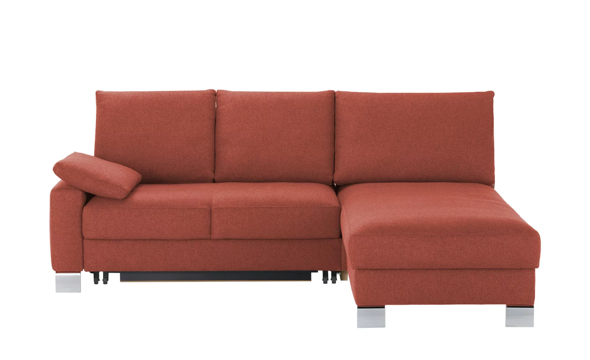 Ecksofa  Fürth ¦ rot ¦ Maße (cm): B: 218 H: 90 T: 180 Polstermöbel > Sofas günstig online kaufen