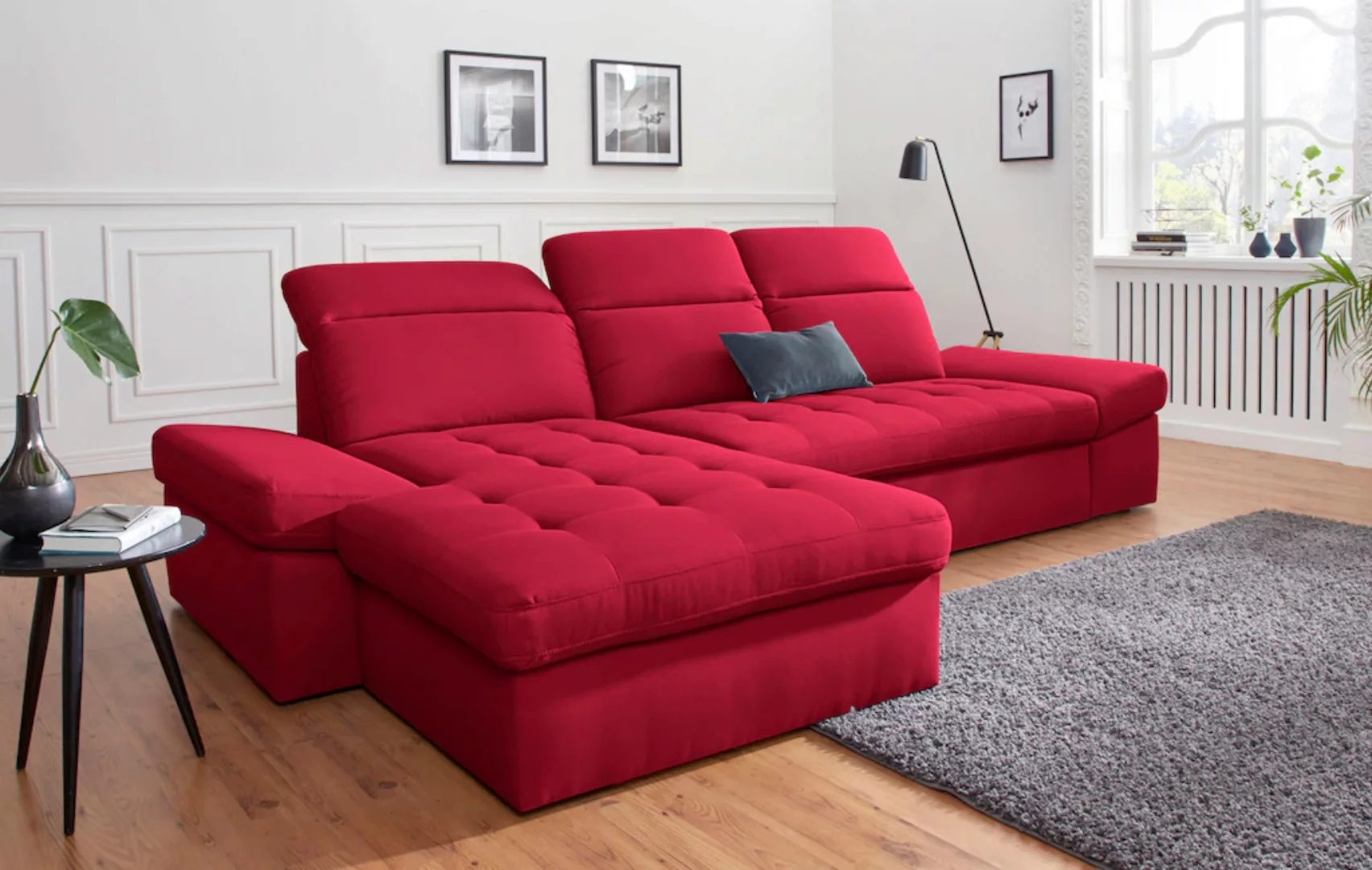 sit&more Ecksofa "Stardust L-Form", wahlweise mit Bettfunktion und Bettkast günstig online kaufen