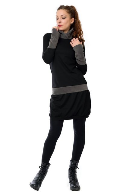 3Elfen Sweatkleid 3Elfen Winterkleid mit Fleecekragen günstig online kaufen