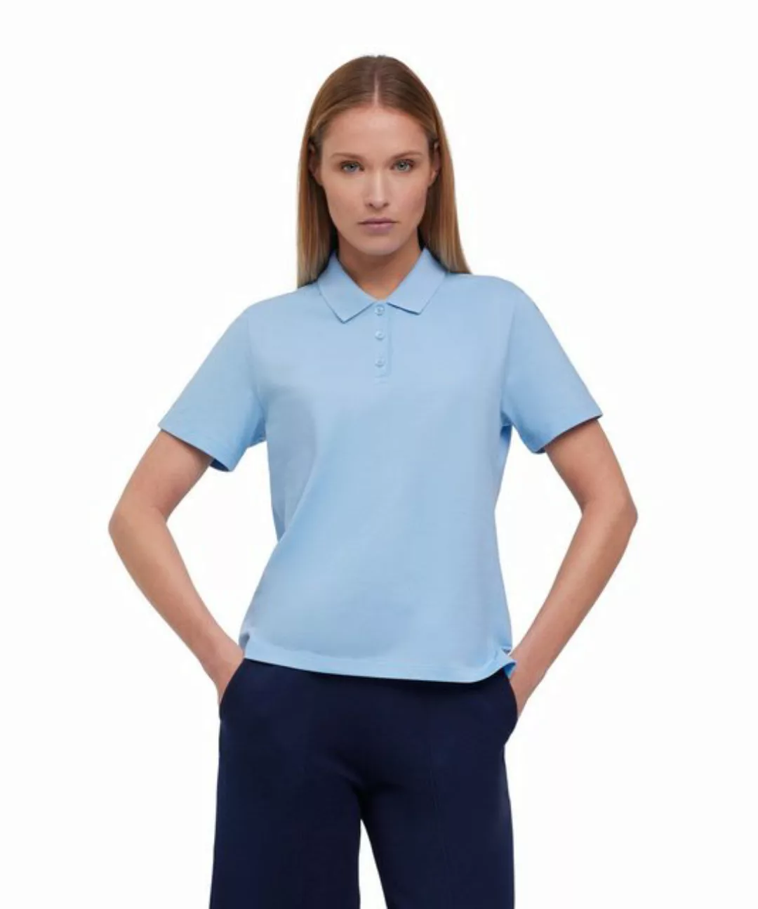 FALKE Poloshirt aus hochwertiger Pima-Baumwolle günstig online kaufen