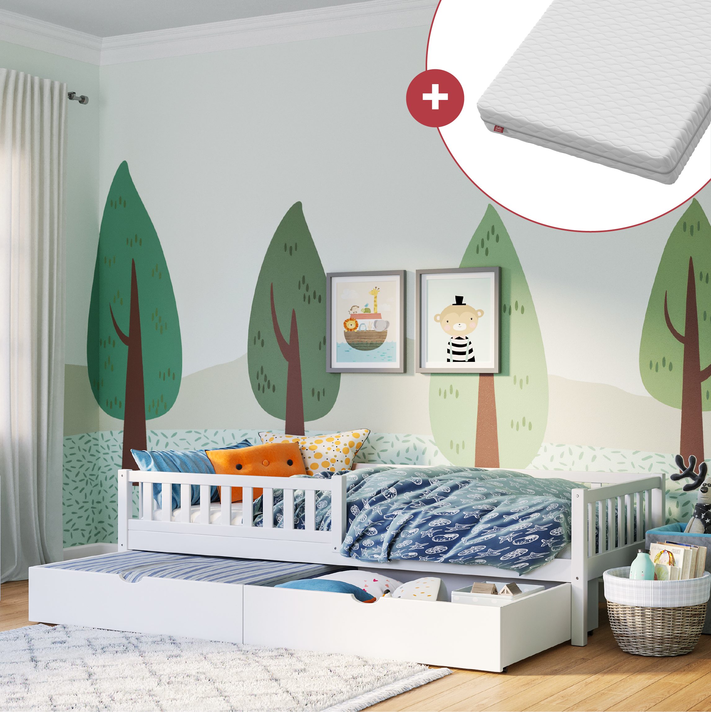 Bellabino Kinderbett Vils (Bett 90x200 cm günstig online kaufen