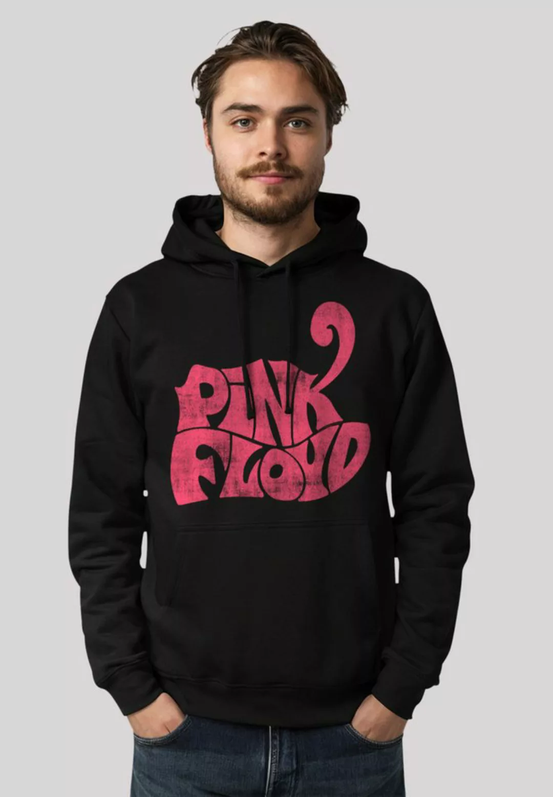 F4NT4STIC Kapuzenpullover Pink Floyd Retro Logo NAVY Premium Qualität günstig online kaufen