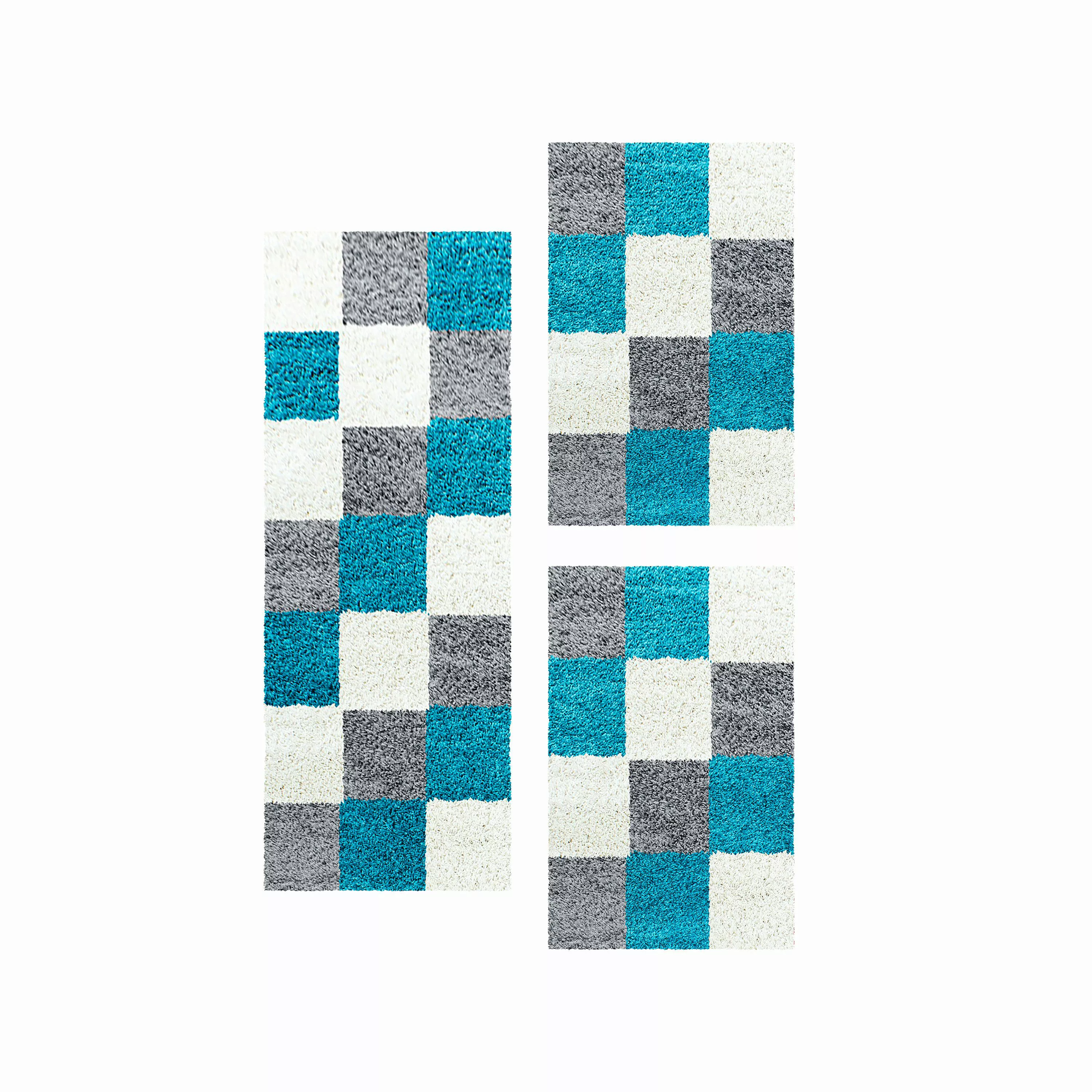 Teppium Teppich Kariert Design, Rechteckig, Höhe: günstig online kaufen