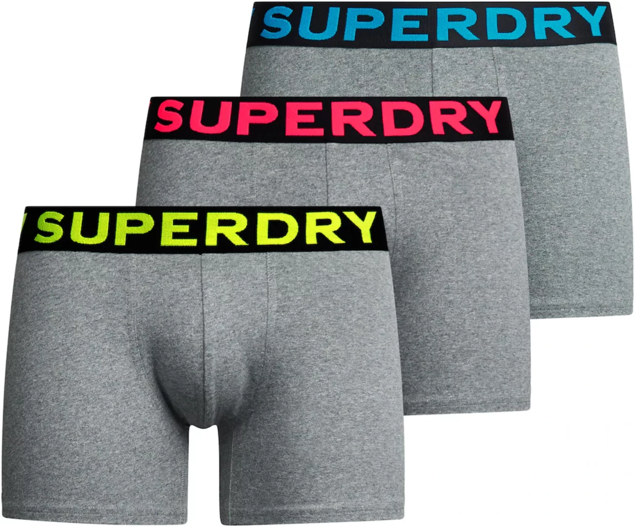 Superdry 3-er Set Trunks Schwarz günstig online kaufen