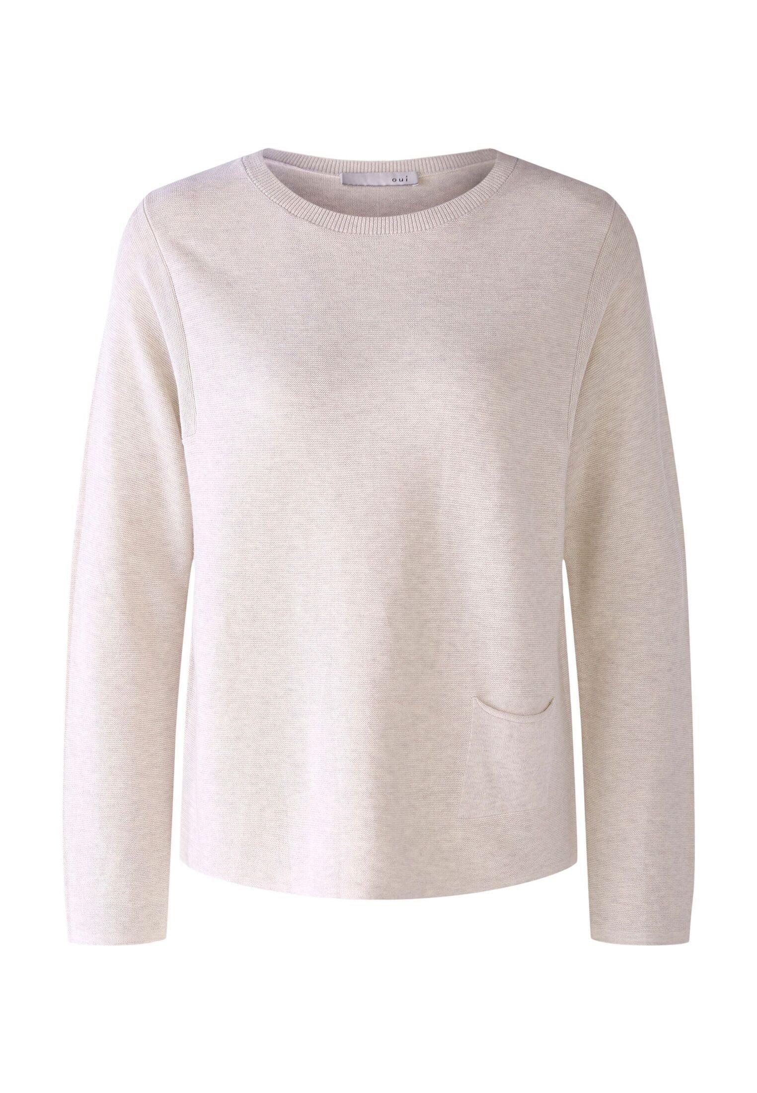 Oui Strickpullover KEIKO Pullover 100% Bio-Baumwolle günstig online kaufen