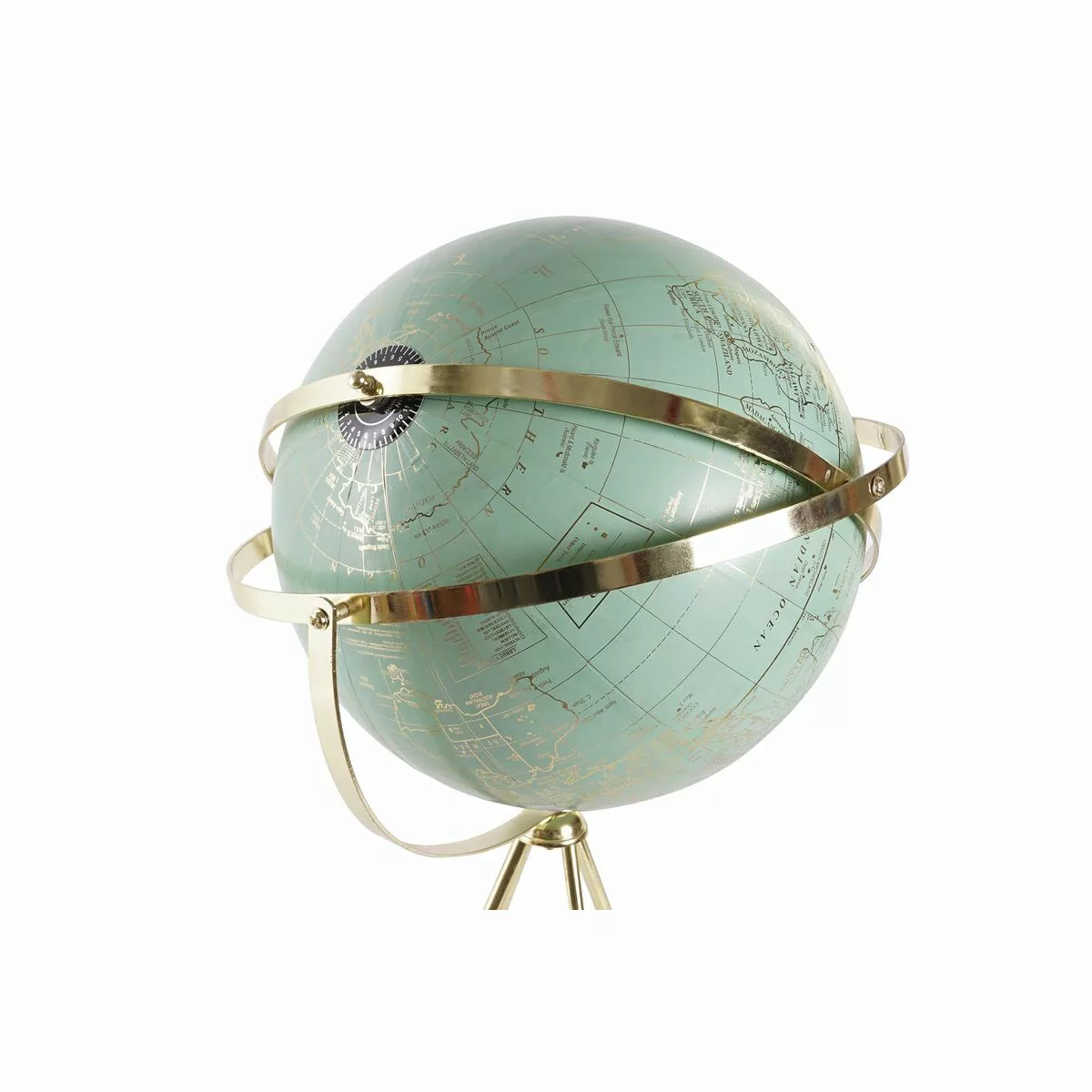 Deko-figur Dkd Home Decor Terraqueo-globus Metall Pvc Vintage Stehend (37 X günstig online kaufen