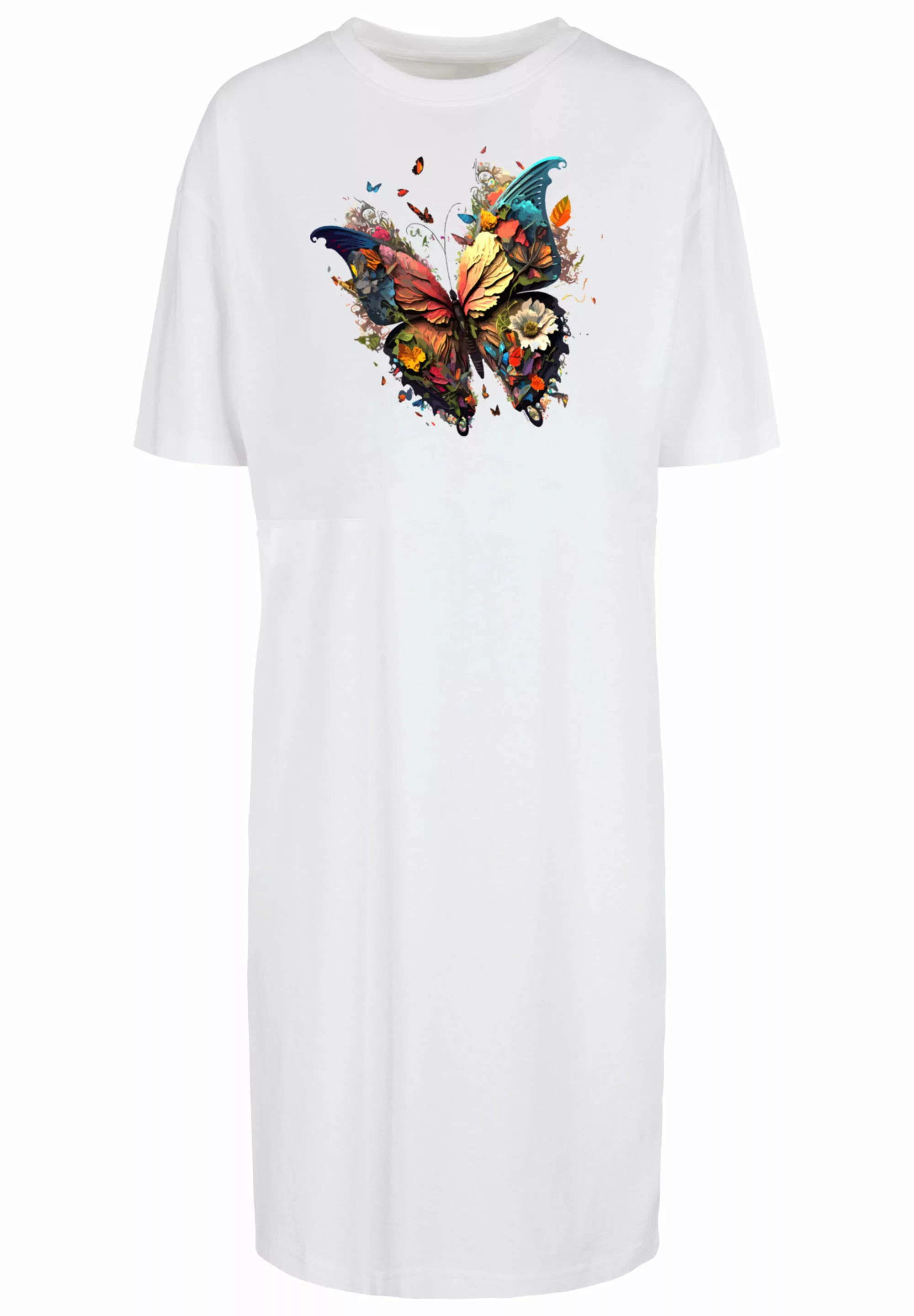 F4NT4STIC Shirtkleid "Schmetterling Bunt", Print günstig online kaufen