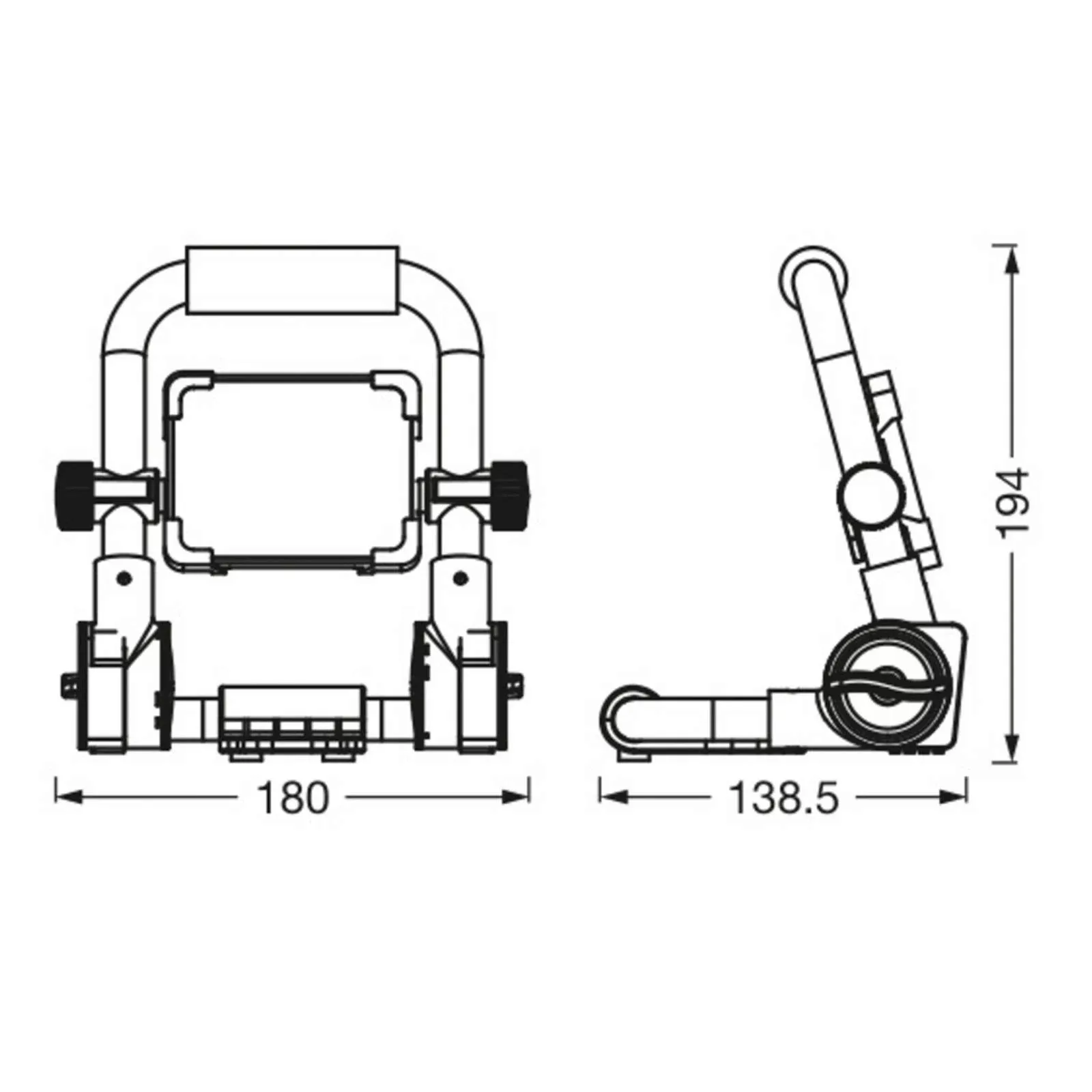 Ledvance LED-Worklight Value R-Stand Strahler 10W günstig online kaufen