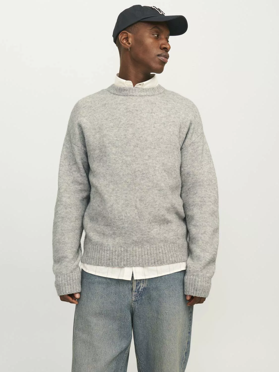 Jack & Jones Rundhalspullover "JOROLLIE KNIT CREW NECK SN" günstig online kaufen