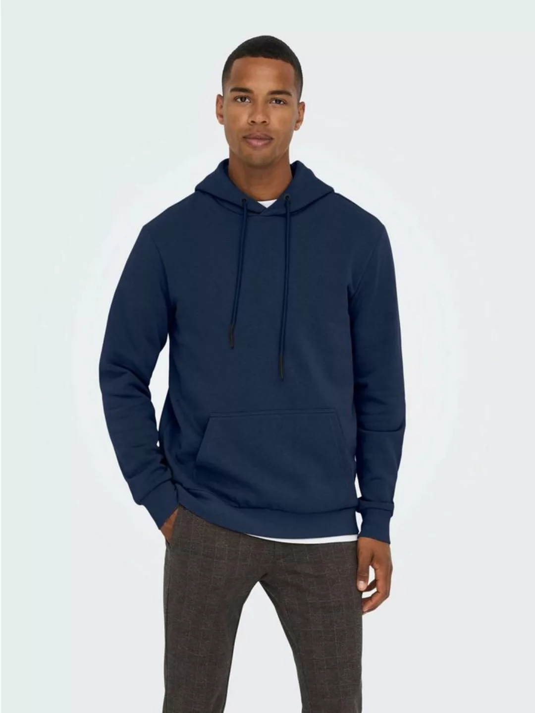 ONLY & SONS Hoodie Weicher Kapuzen Pullover Basic Hoodie ONSCERES 5425 in B günstig online kaufen