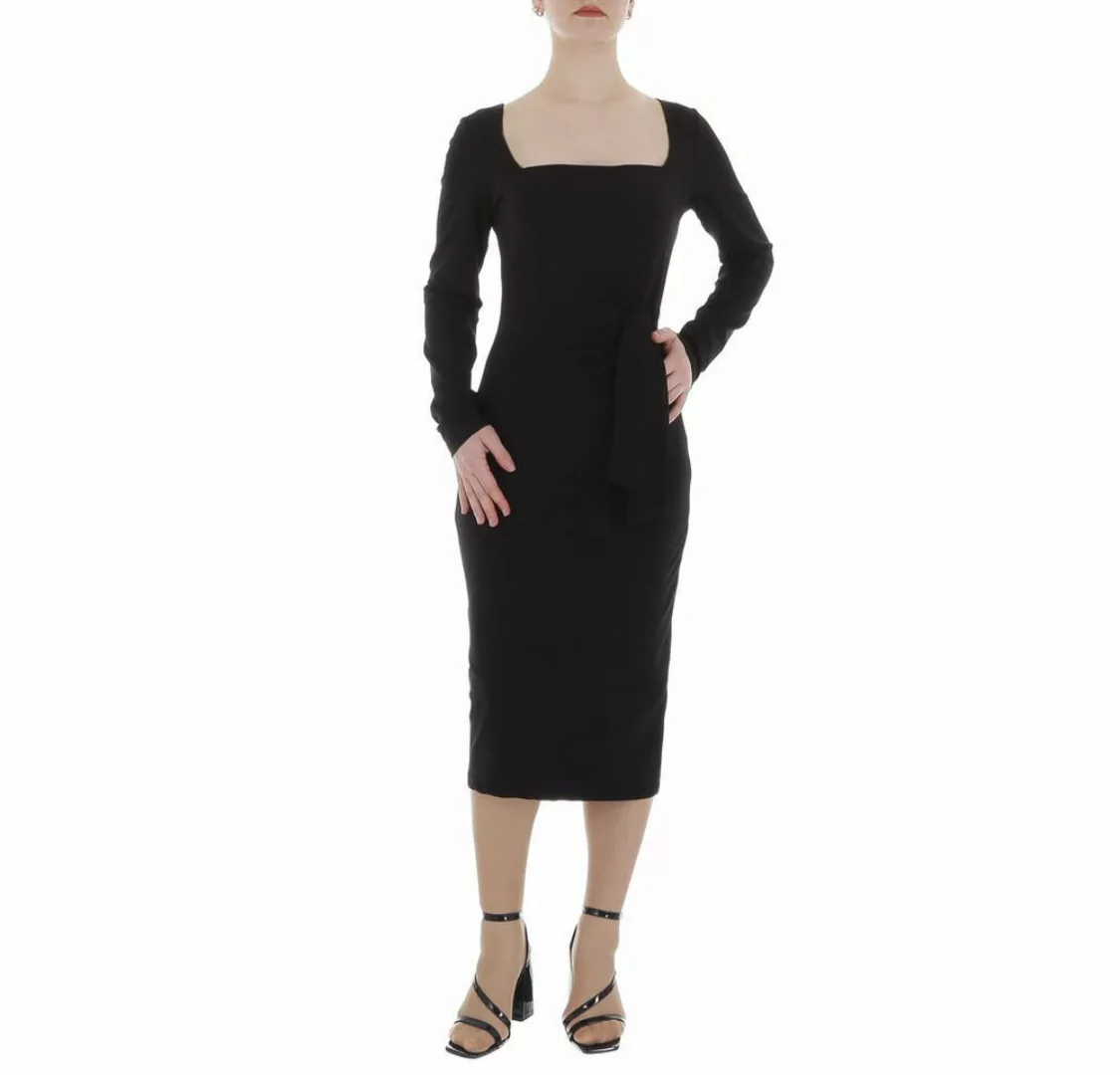 Ital-Design Wickelkleid Damen Elegant Pencil (86365206) Drapiert Stretch Ma günstig online kaufen