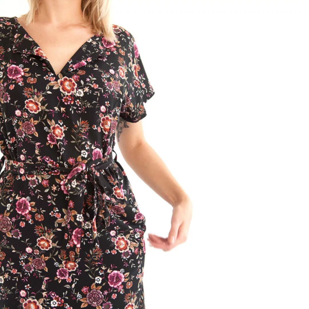 Kleid "Aster" Aus Viskose Mit Blüten günstig online kaufen