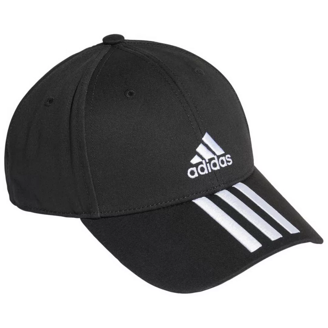 Adidas Baseball 3 Stripes Cotton Twill Deckel 56 cm Black / White / White günstig online kaufen