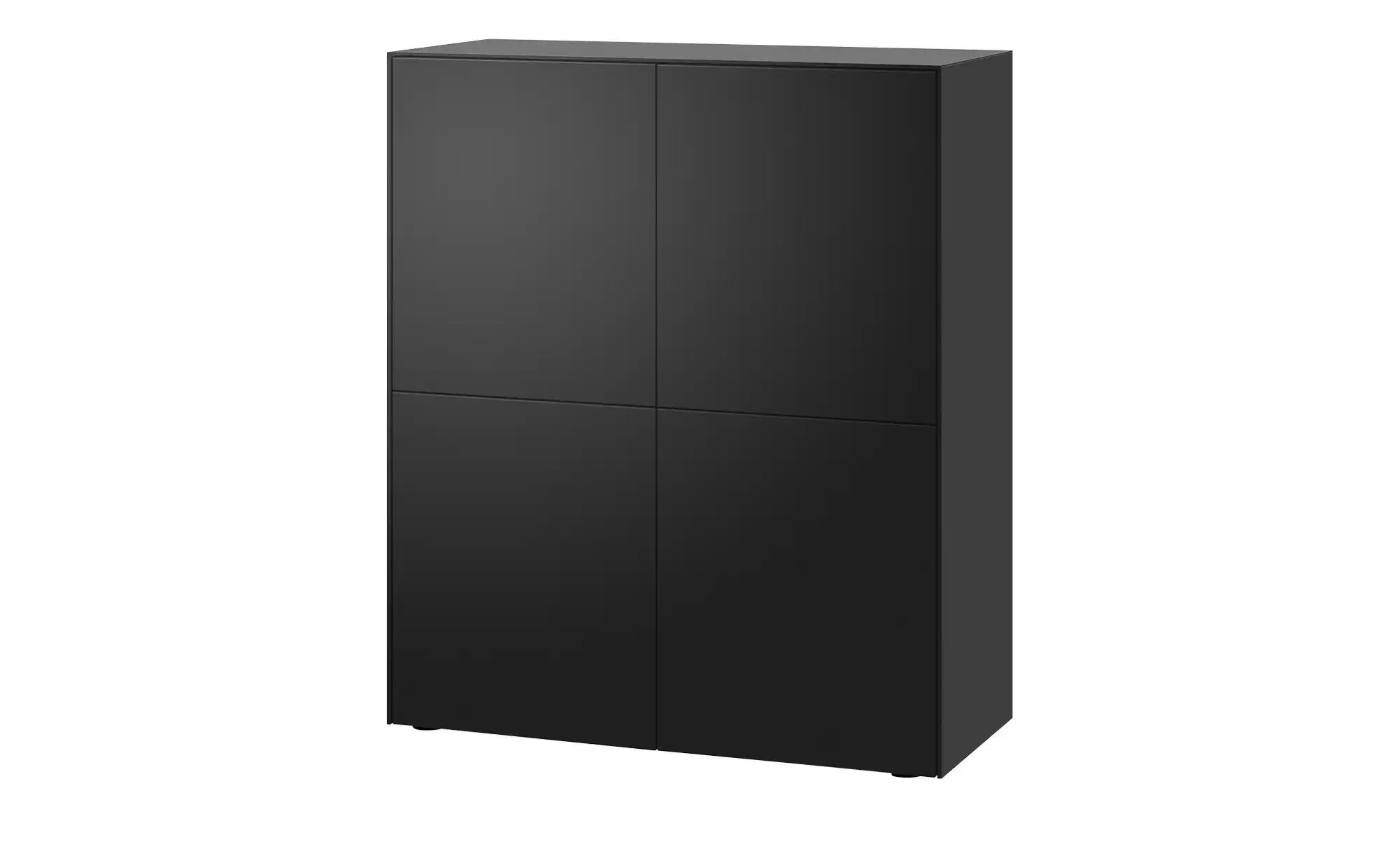 Highboard  Stream Premium ¦ schwarz ¦ Maße (cm): B: 100 H: 120 T: 43.0 Komm günstig online kaufen