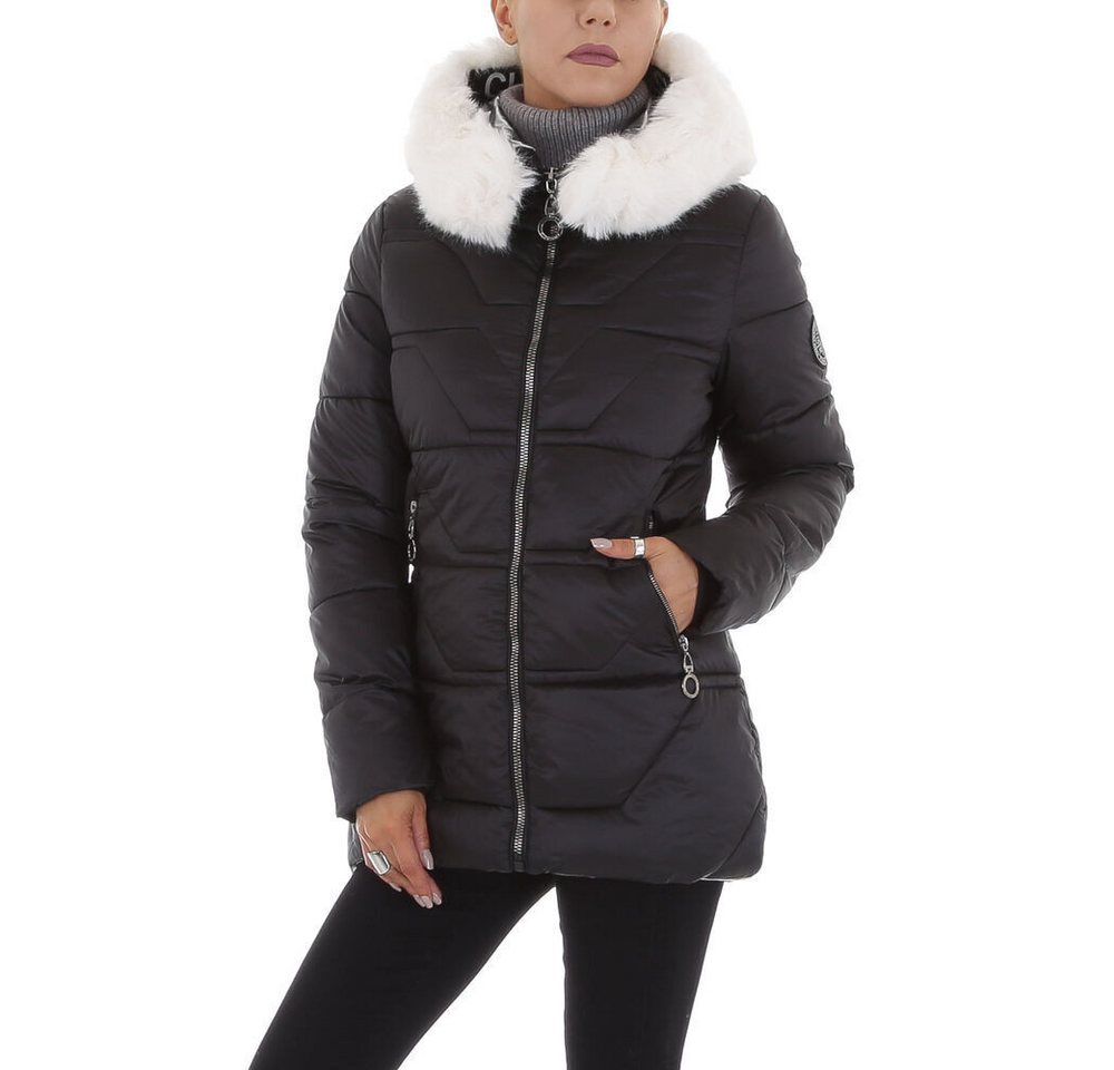 Ital-Design Winterjacke Damen Freizeit (87256496) Kapuze Gefüttert Winterja günstig online kaufen