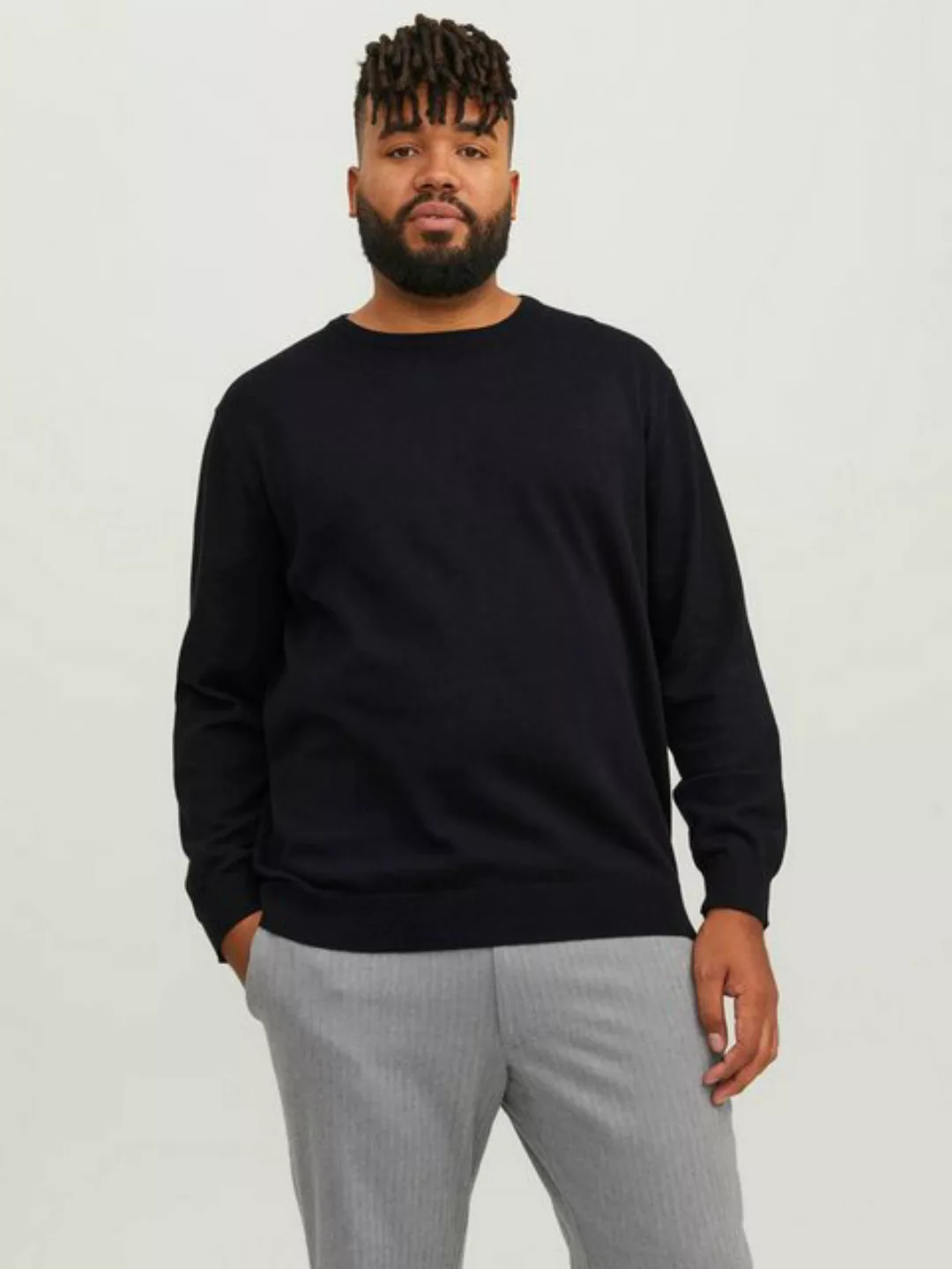 Jack & Jones PlusSize Strickpullover JJEBASIC KNIT CREW NECK NOOS PLS günstig online kaufen