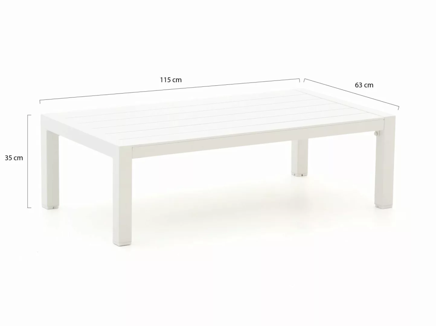 Bellagio Aseti Loungetisch 115x63x35 cm günstig online kaufen