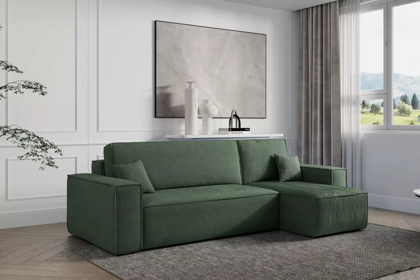 Compleo Ecksofa TOKYO, L-form Ecke, mit universelle Ottomane und Schlaffunk günstig online kaufen