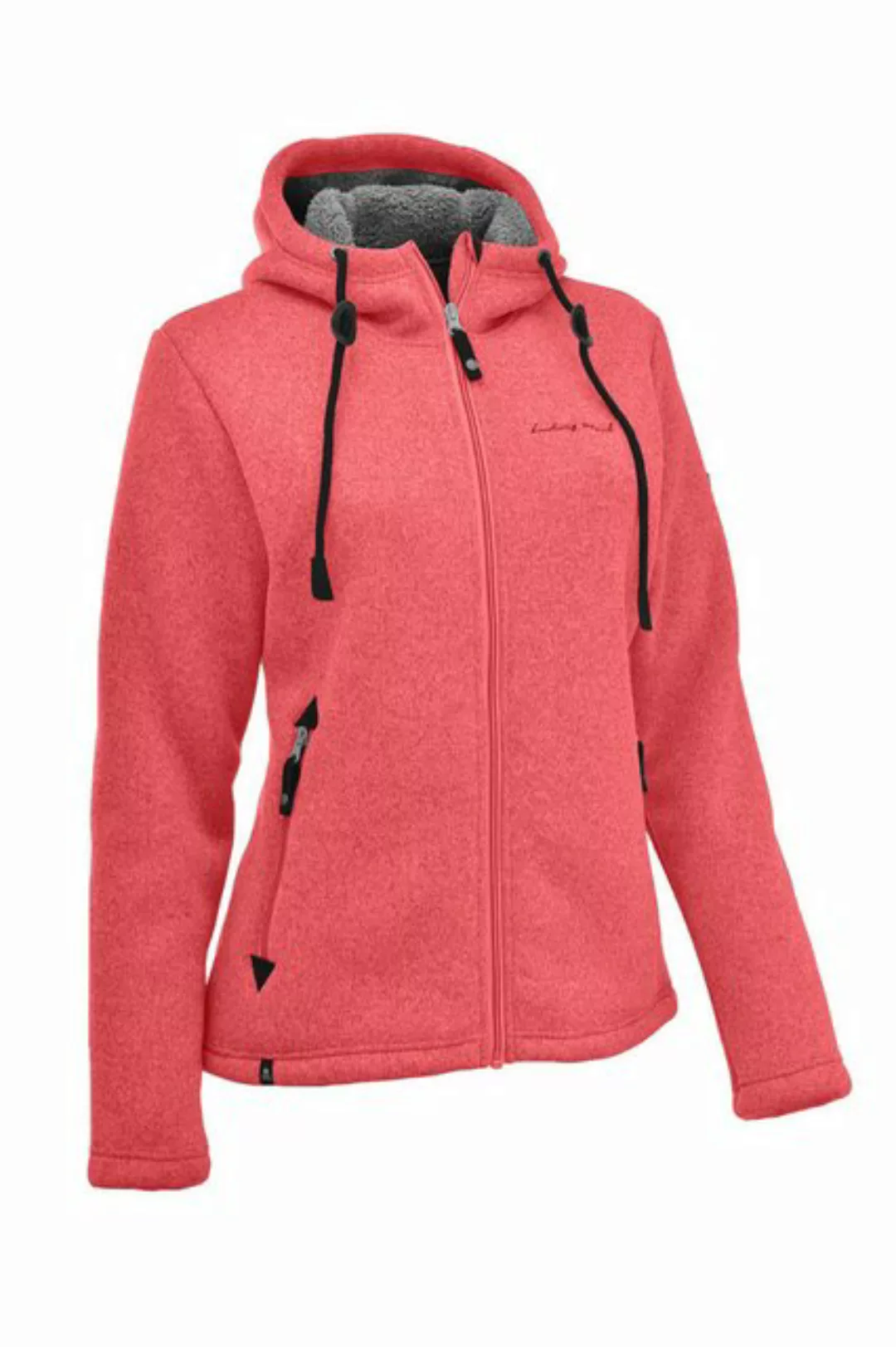 Maul Sport® Funktionsjacke Chieming - Strickfeecejacke+Ka lila günstig online kaufen