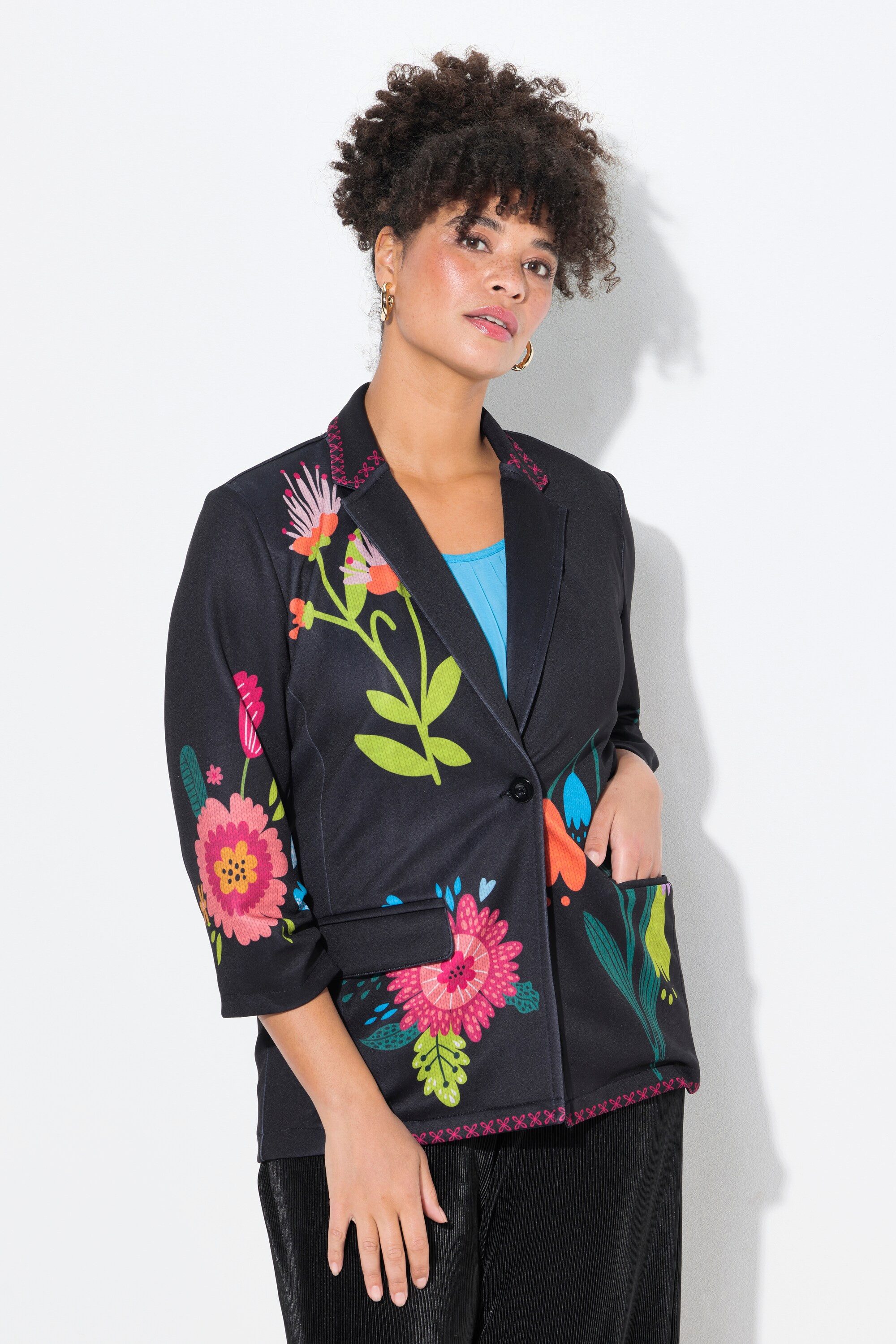 MIAMODA Jerseyblazer Blazer Classic Fit Scuba günstig online kaufen
