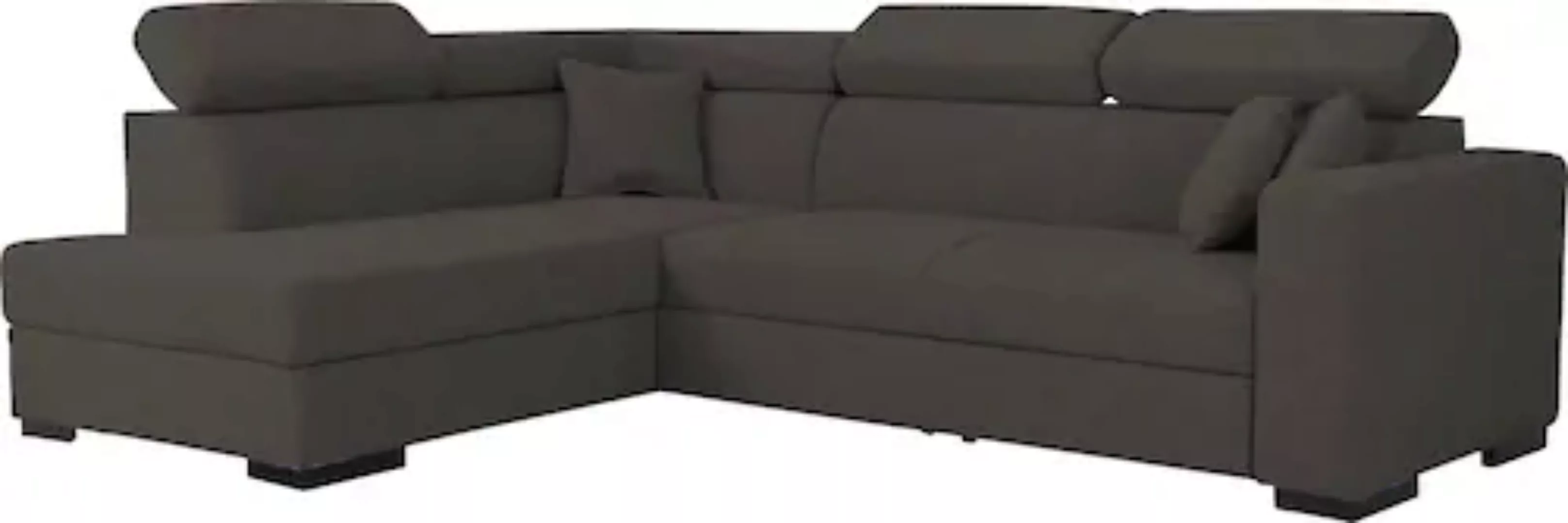 Home affaire Ecksofa »Tulio L-Form«, wahlweise mit Bettfunktion und Bettkas günstig online kaufen