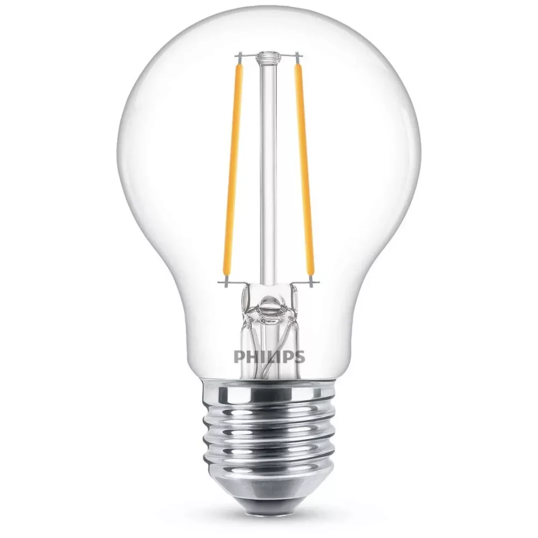 Philips LED Filament Lampe ersetzt 15W E27 Birne - A60 1,5W 150lm 2700K Ein günstig online kaufen