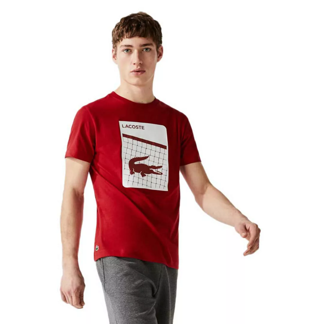 Lacoste Sport 3d Print Breathable Kurzarm T-shirt XL Rubis günstig online kaufen