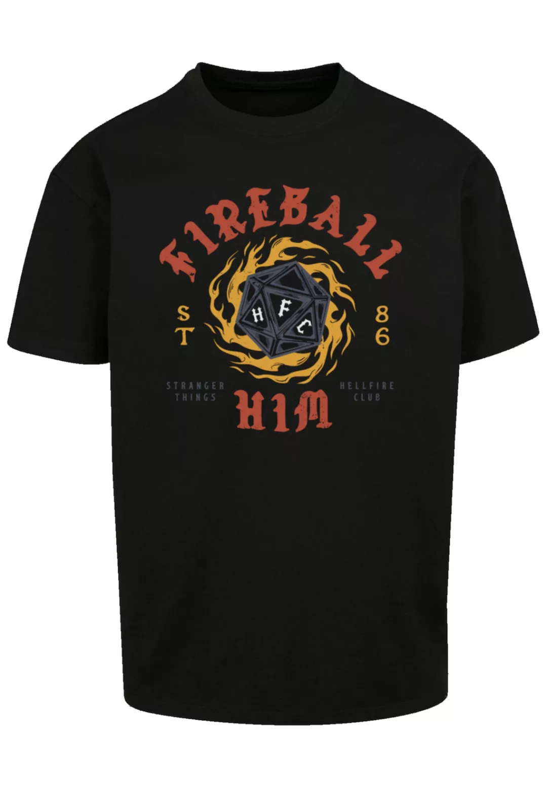 F4NT4STIC T-Shirt "Stranger Things Fireball Dice 86", Premium Qualität günstig online kaufen