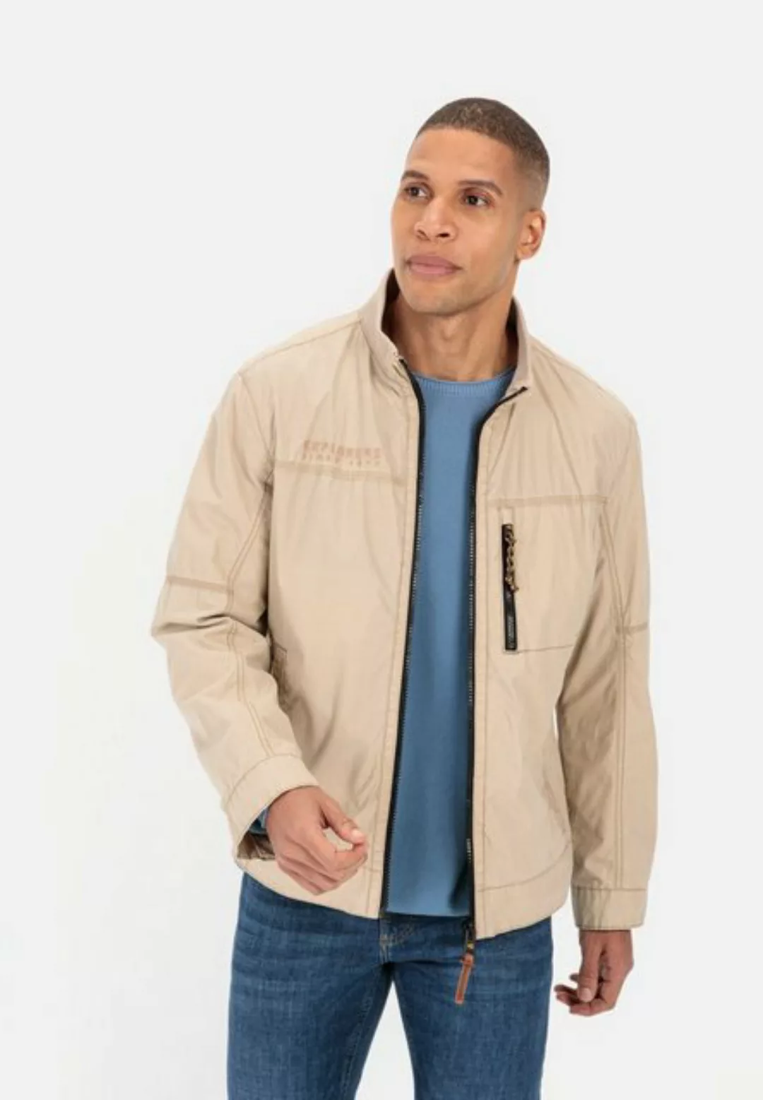 camel active Steppjacke aus Baumwolle im Washed Look günstig online kaufen