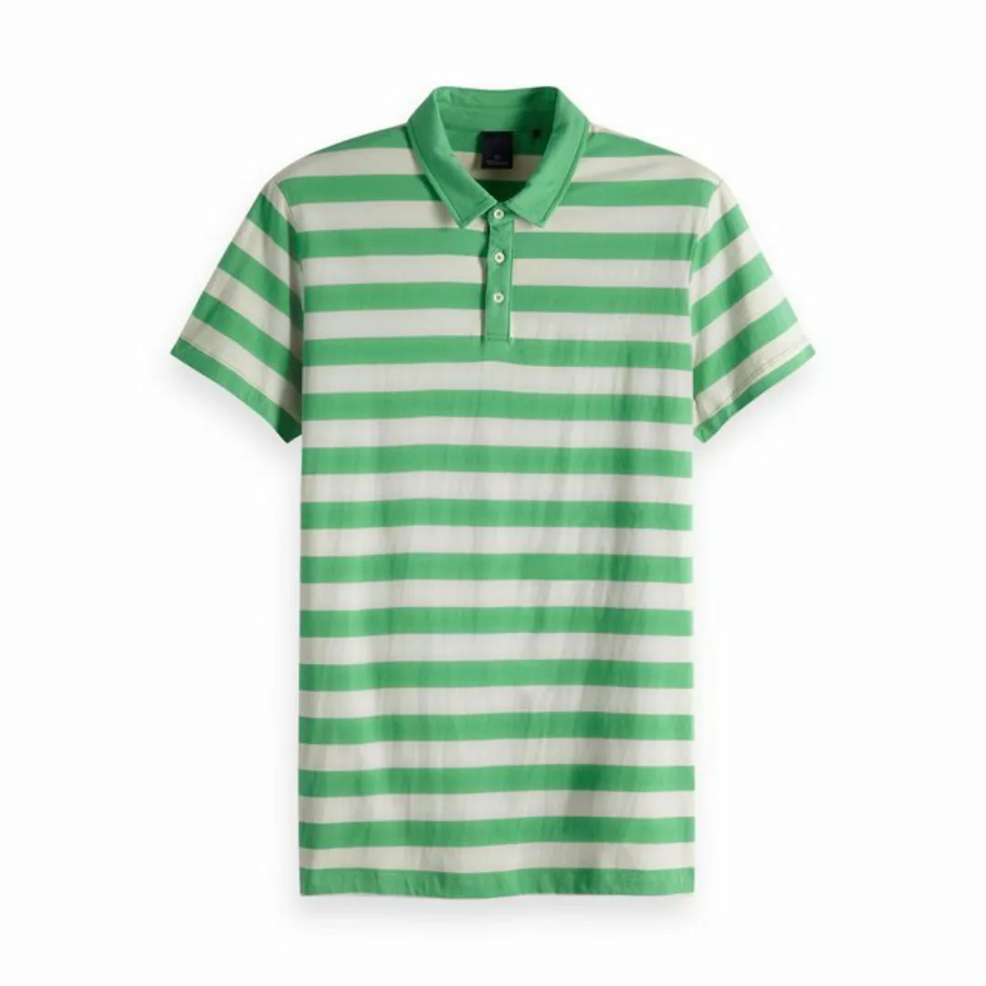 Scotch & Soda Poloshirt Scotch & Soda Herren Poloshirt Classic Striped Jers günstig online kaufen