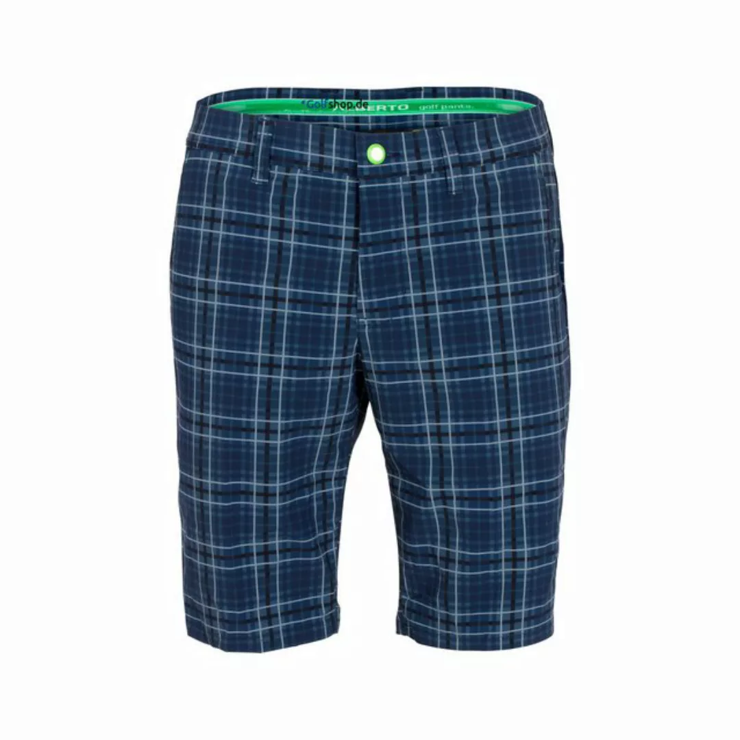 Alberto Golfhose Alberto Golf Shorts Earnie Revolutional Check WR Navy Herr günstig online kaufen