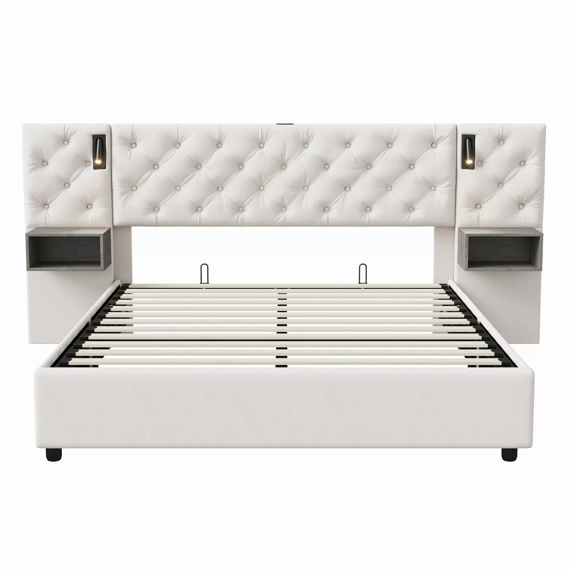 PXloue Polsterbett Doppelbett 160×200cm mit 2 günstig online kaufen
