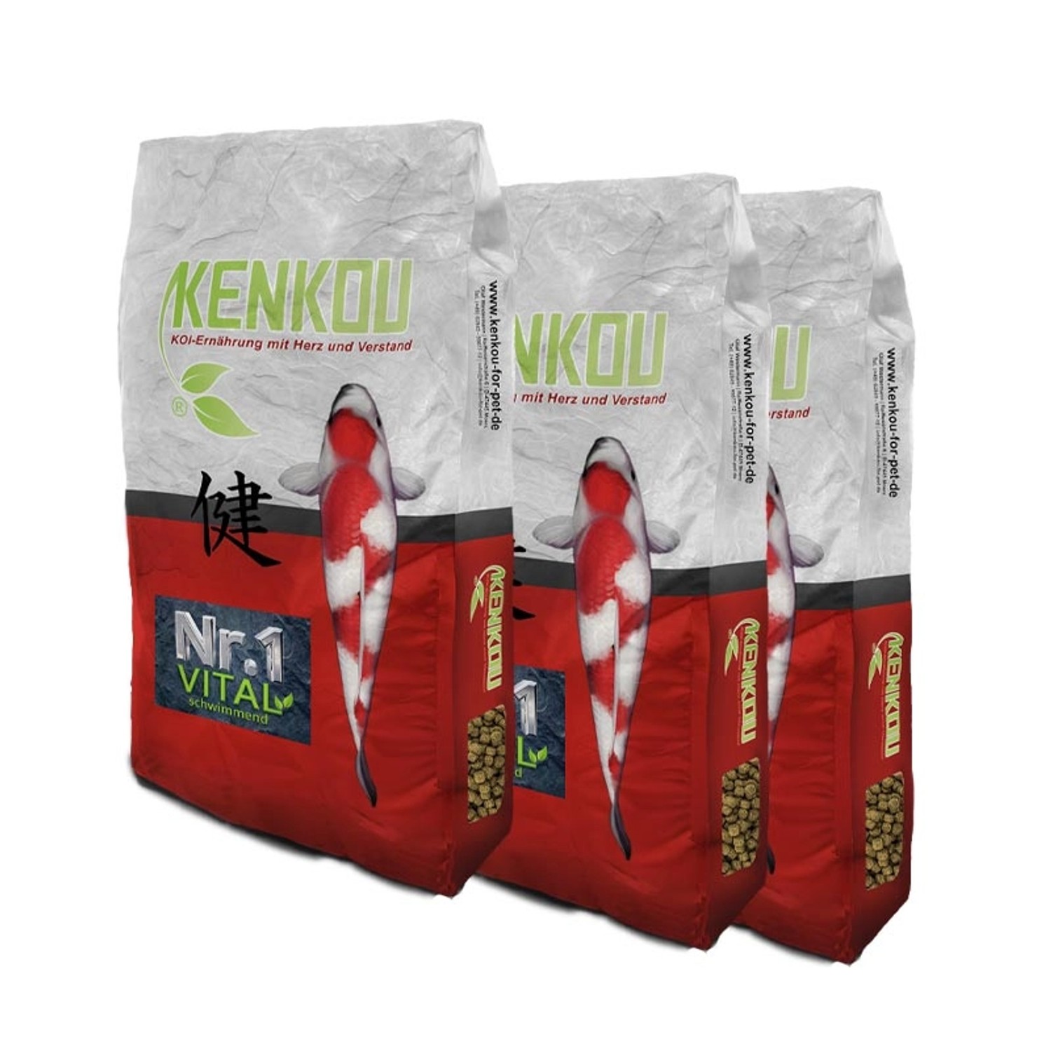 Kenkou Teichfutter Nr.1-Vital 5 mm 15 kg günstig online kaufen