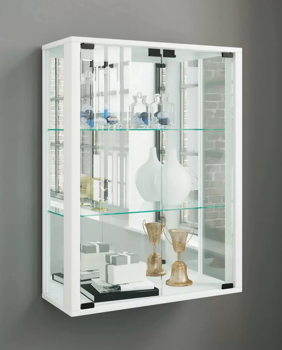 VCM Hängevitrine Wandvitrine Hängevitrine Glasvitrine Udina Spiegel (1-St) günstig online kaufen