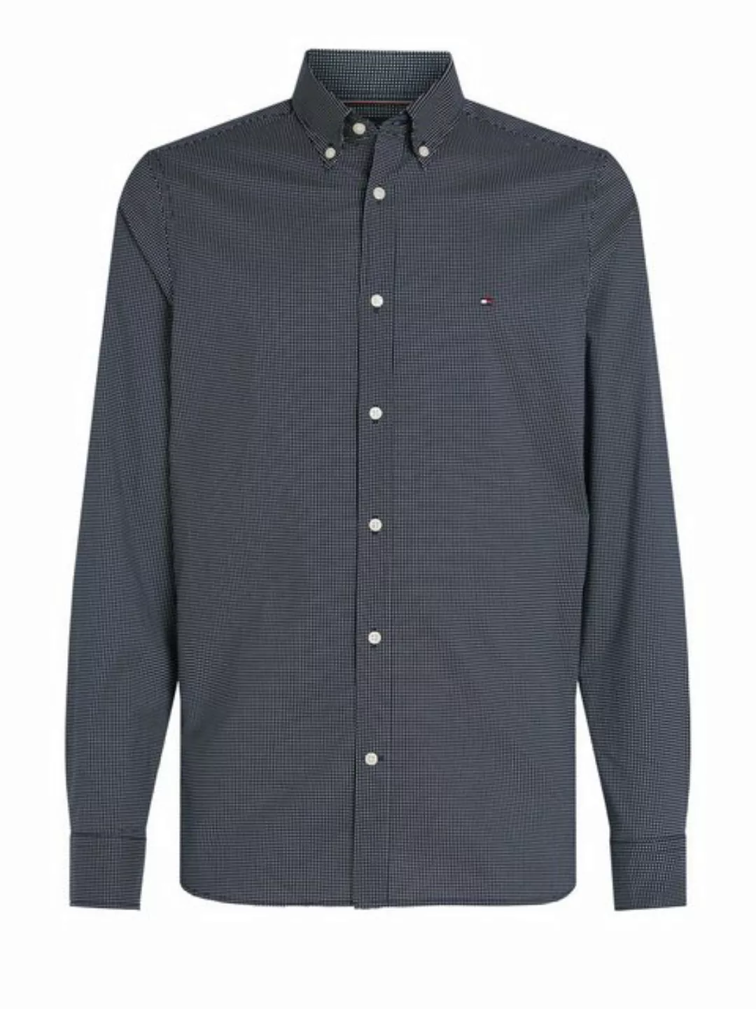 Tommy Hilfiger Businesshemd MICRO PRINT SF SHIRT kleinkariert gemustert günstig online kaufen