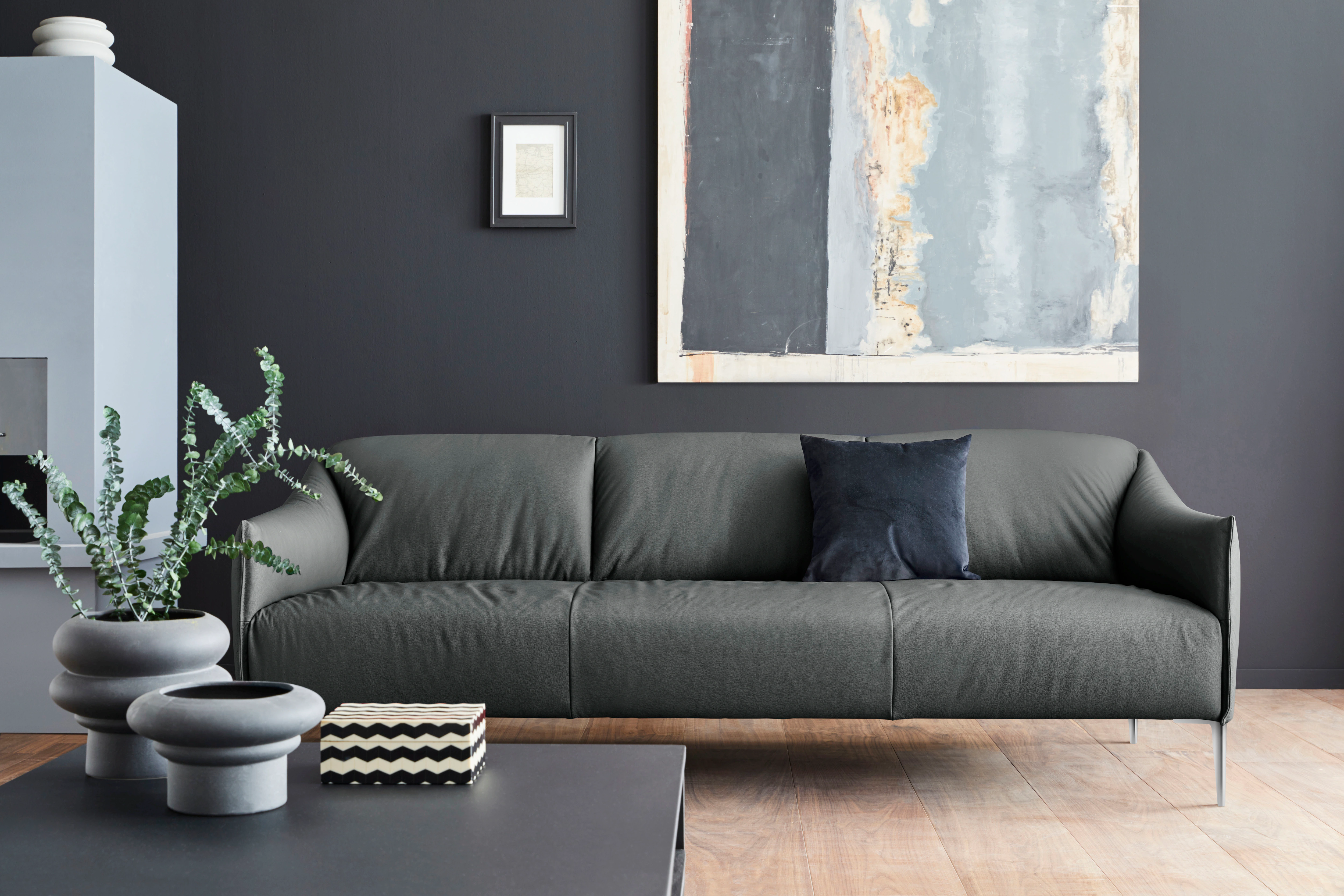 W.SCHILLIG 3-Sitzer "sally", mit Metallfüßen in Chrom glänzend, Breite 224 günstig online kaufen