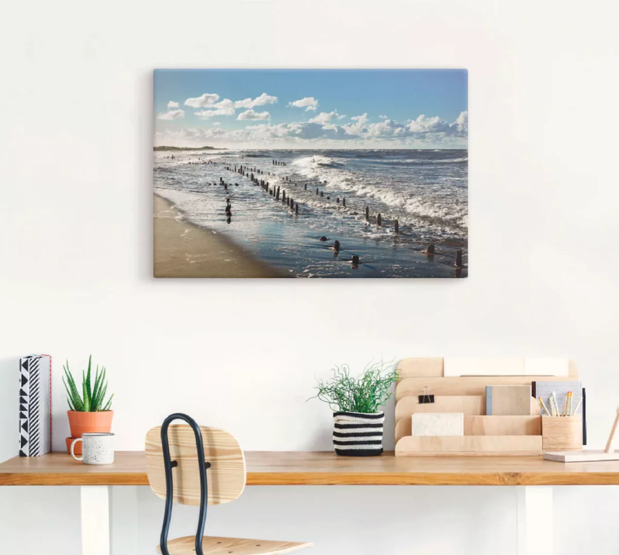 Artland Wandbild »An der Küste der Ostsee«, Küste, (1 St.) günstig online kaufen