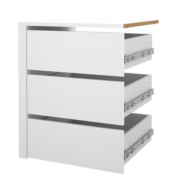 ebuy24 Kleiderschrank Catania Schubladeneinsatz 3 Schubladen 57 cm bis 1 günstig online kaufen