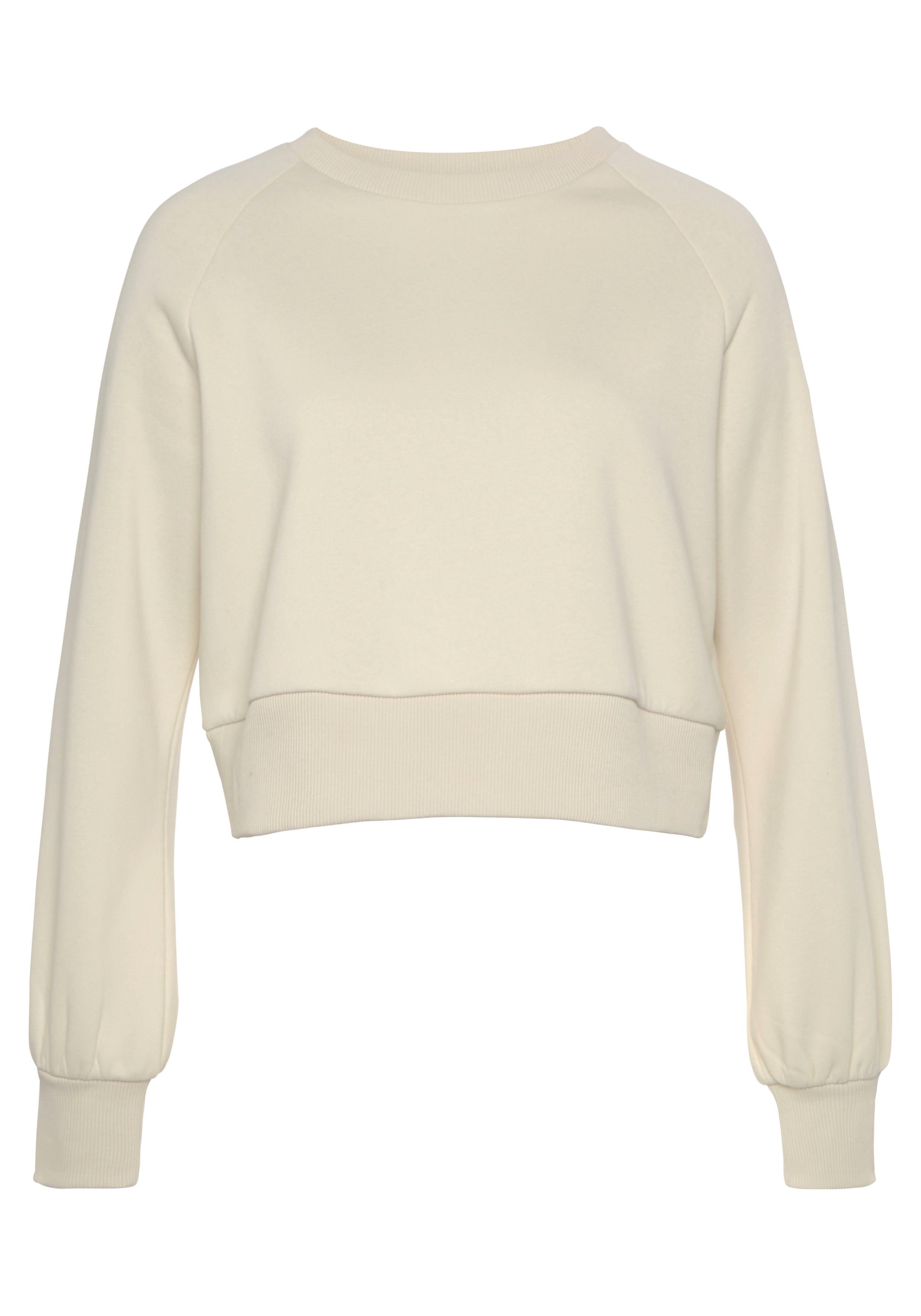 LSCN by LASCANA Sweatshirt mit Ziernähten, günstig online kaufen