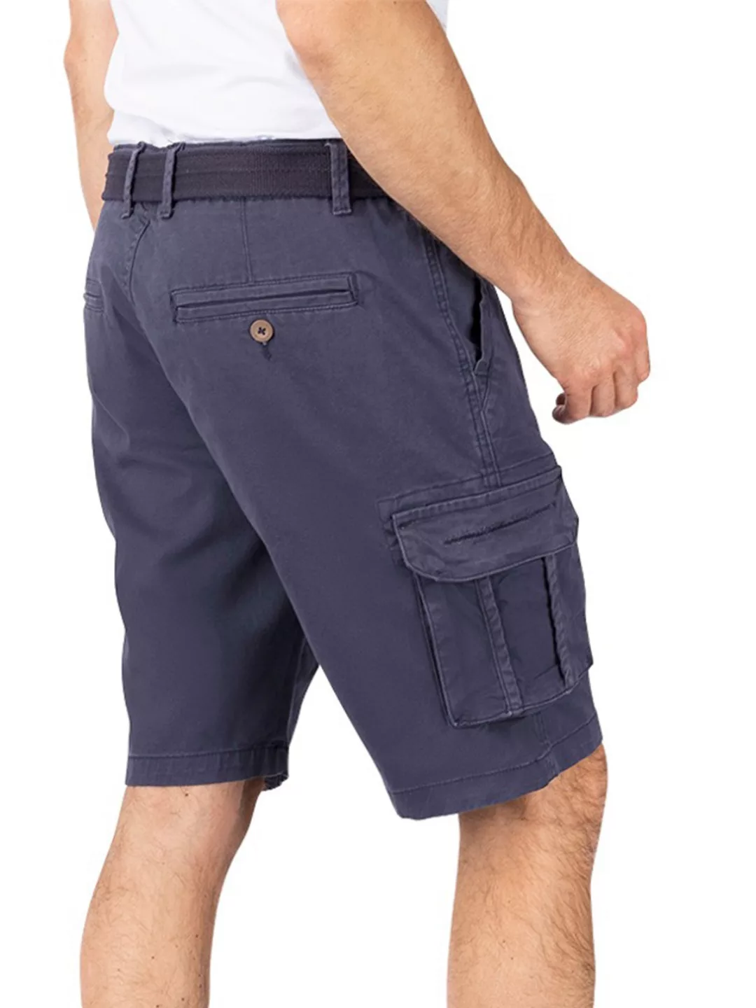 riverso Cargo Shorts Herren mit Gürtel Regular Fit RIVJoko günstig online kaufen