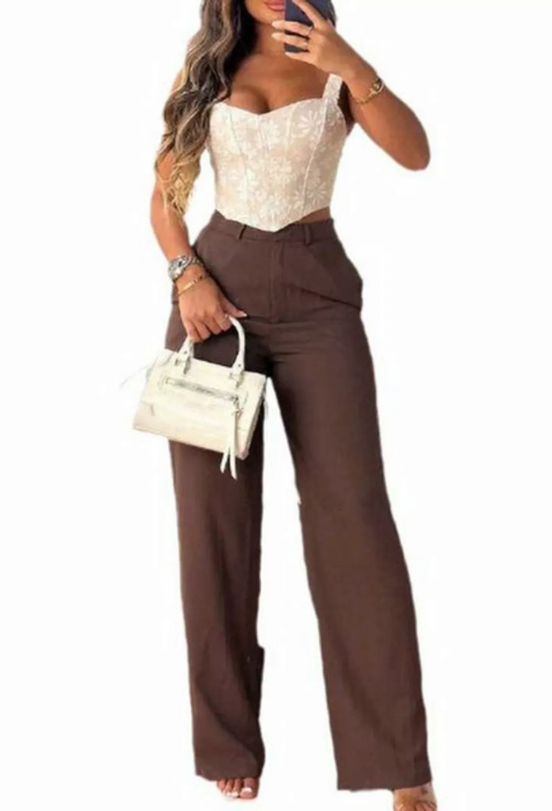 SEGUEN Loungepants Hunderte von modischen weitbeinigen Hosen für Frauen (Te günstig online kaufen