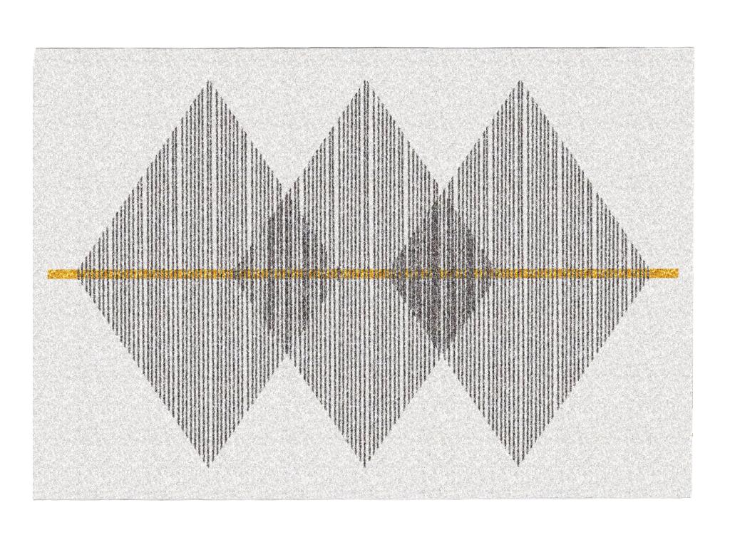 Teppich mit geometrischen Formen - 160 x 230 cm - Weiß & Grau - NIMIRIA günstig online kaufen