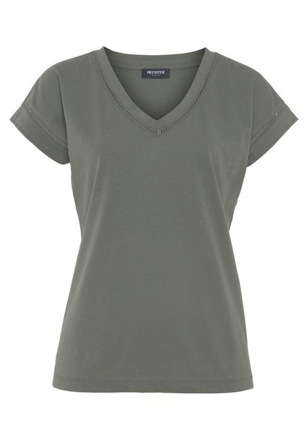 HECHTER PARIS T-Shirt Mit eleganten Spitzen-Details - NEUE KOLLEKTION günstig online kaufen